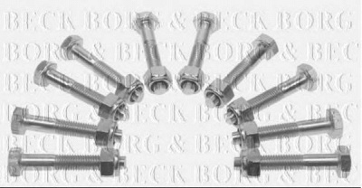 BORG & BECK bsk6851 -  Комплект зажимных болтов, несущий / направляющий шарнир